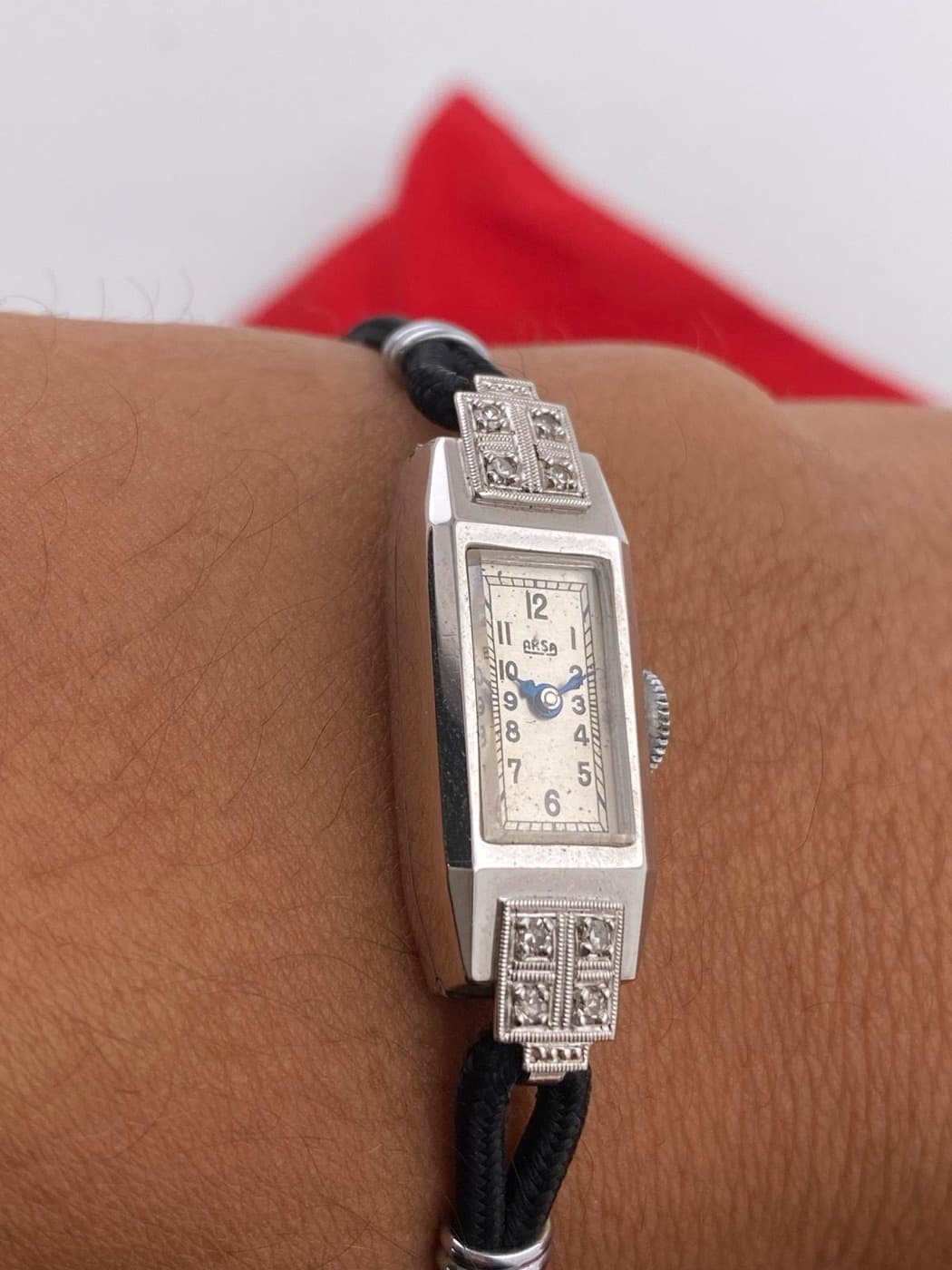 Arsa Art-déco-Damenarmbanduhr – Ansicht 7