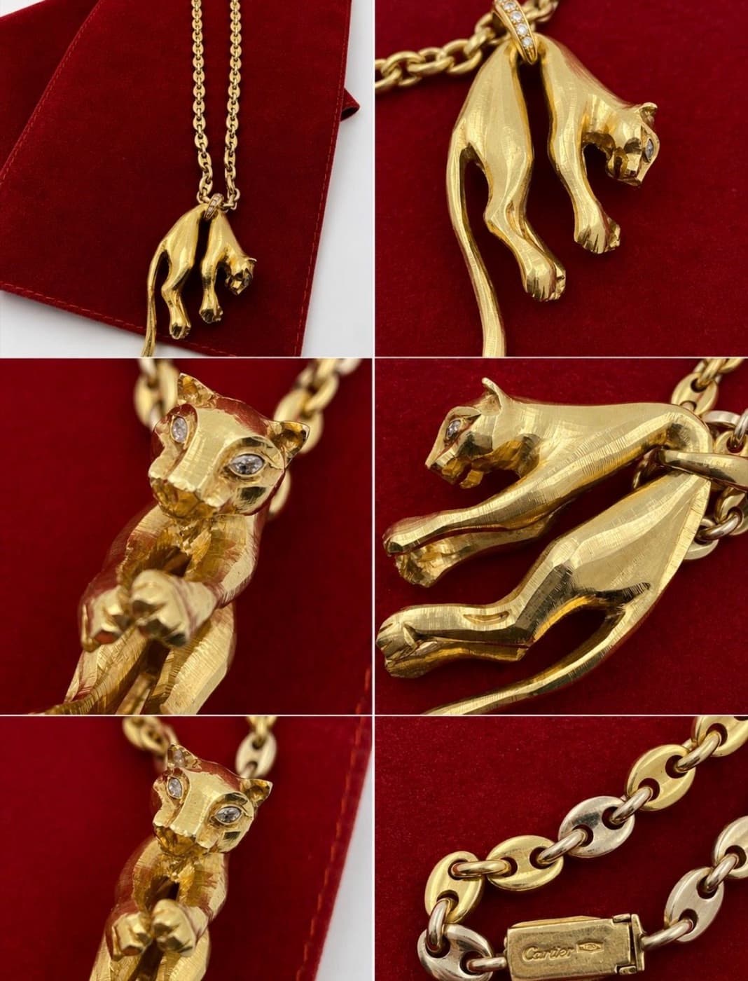Cartier Panthère Kette mit Anhänger – Ansicht 5