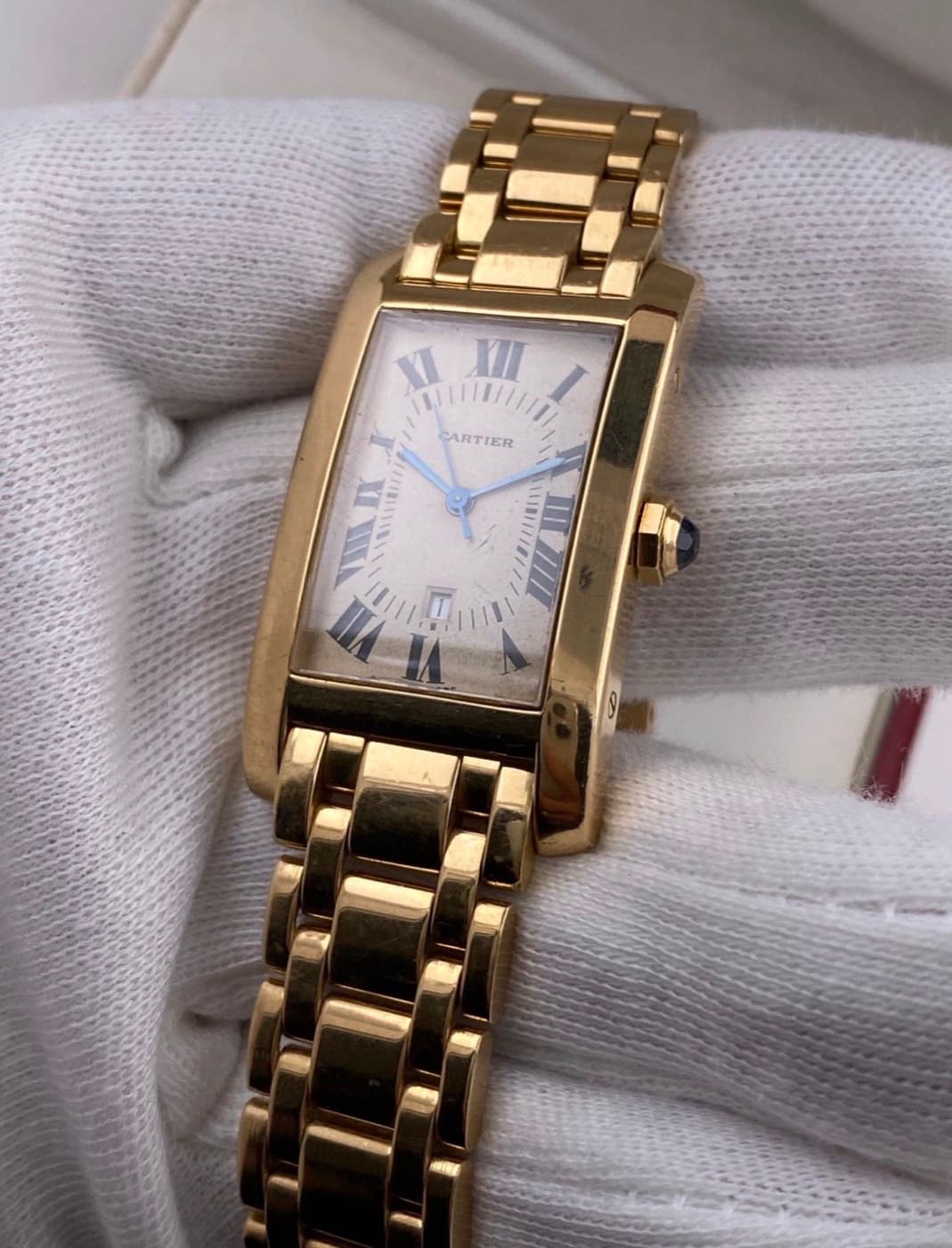 Cartier Tank Américaine (Goldband) – Ansicht 4